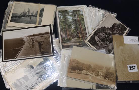 A collection of 160 Sussex postcards